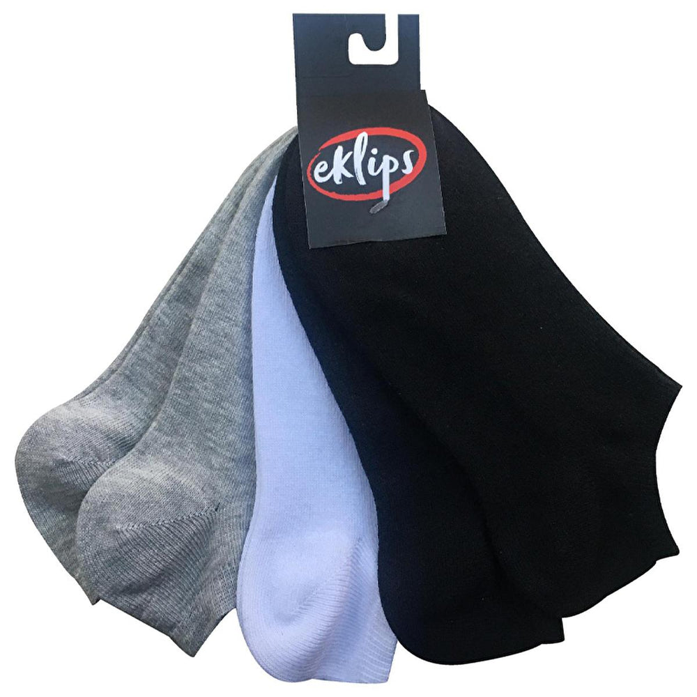 Eklips 5-Pack Sneakers Socks Set - Comfortable, Breathable, and Durable Cotton Socks for Men and Women