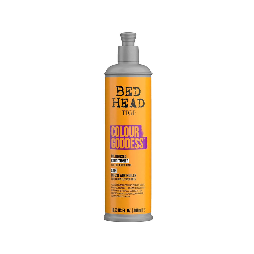 Tigi Bed Head Colour Goddess Hair Cream for Colored Hair - 13.53 fl oz Nourishing Treatment Tigi Bed Head Colour Goddess Hair Cream - 13.53 fl oz Tigi Bed Head Colour Goddess, Hair cream for colored hair, Colored hair care product, Tigi hair care, Colour Goddess hair cream, hair care for colored locks, colored hair nourishment, hair moisturizer, color vibrancy, hair care routine, 13.53 fl oz, cream hair treatment