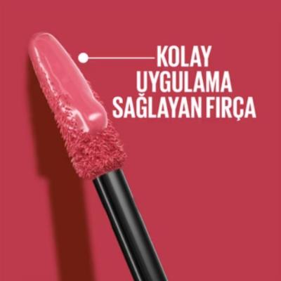 Maybelline Super Stay Vinyl Ink Liquid Lipstick - Long Lasting Lip Color with Vinyl Ink Finish, Rouge Shade 145 - view 5