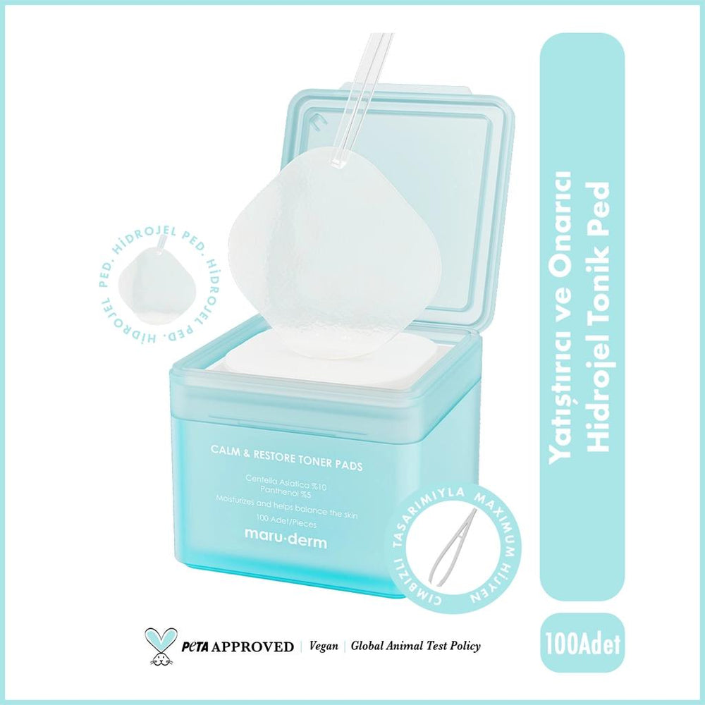 Maruderm Calme & Restore Soothing Toner Pads 100 Count
