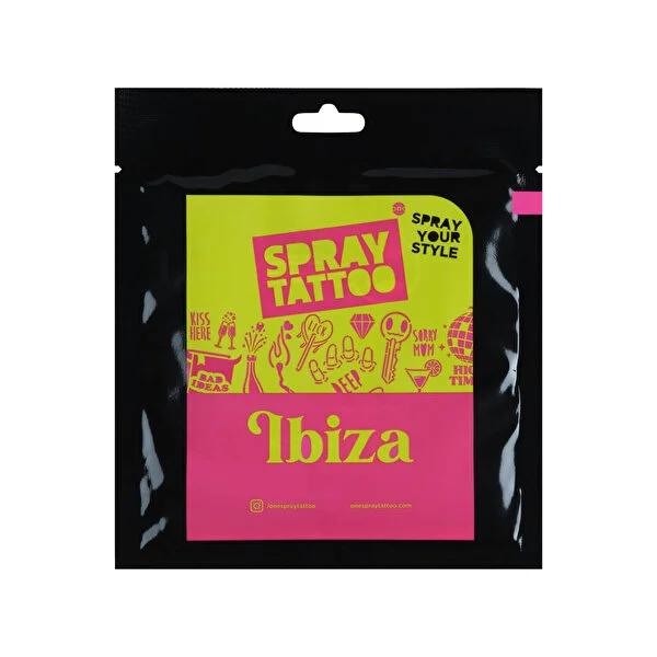One Spray Tattoo City Pack Dövme Şablon Seti Ibiza - Temporary Tattoo Stencil Set with 7 Designs, Waterproof & Organic Temporary Tattoo Stencil Set - 7 Designs, Waterproof & Organic temporary tattoo, tattoo stencil set, Ibiza tattoo collection, city pack tattoo stencils, organic tattoo spray, festival body art, party tattoos, waterproof tattoos, temporary body art, non-committal tattoos, sensitive skin friendly, organic tattoo, tattoo kit, tattoo supplies, tattoo accessories, tattoo designs, tattoo inspirat