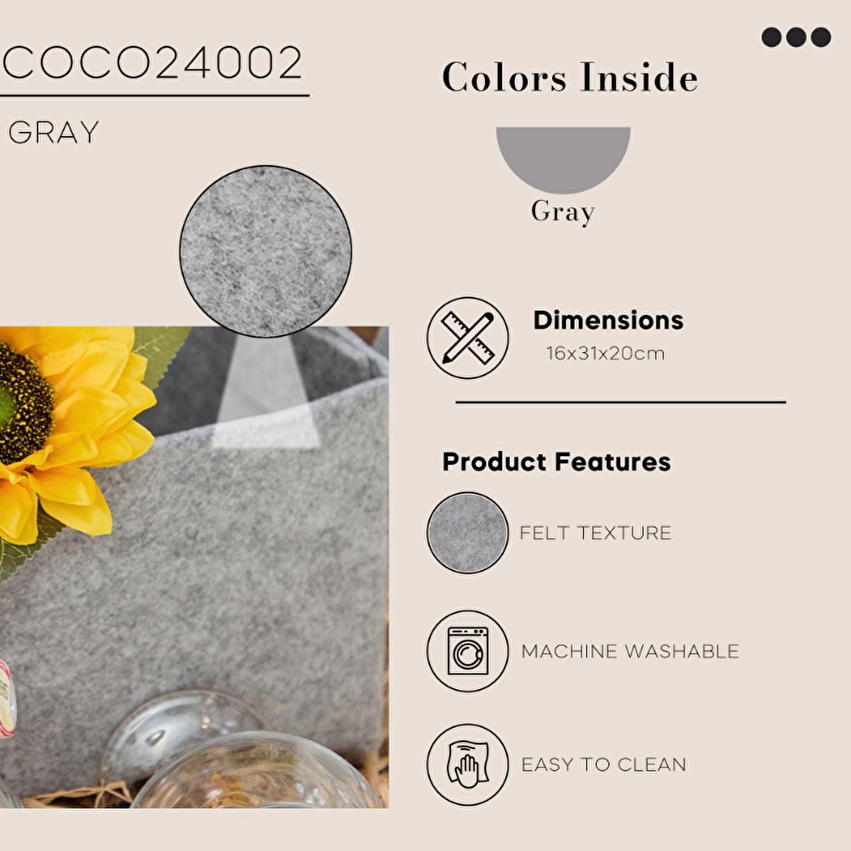 Coco Clementine Felt Storage Organizer Basket - Modern Home Organization Solution Coco Clementine Felt Storage Basket - Modern Organization felt storage basket, home organization, minimalist decor, storage organizer, Coco Clementine, home decor, organization solutions, stylish storage, modern home, decluttering, home essentials, interior design, storage solutions