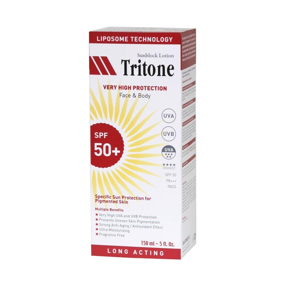 Tritone SPF50+ Sunscreen Lotion for Sensitive Skin - Broad Spectrum UV Protection & Moisturizing - 5.07 fl oz Tritone SPF50+ Sunscreen Lotion - 5.07 fl oz SPF 50+ sunscreen lotion, UV protection lotion, Sunscreen for sensitive skin, Moisturizing sunscreen, Antioxidant sunscreen lotion, Broad-spectrum sun protection, Sunscreen lotion, Sensitive skin care, Sun protection, Skin care, Outdoor protection, UVB protection, Antioxidant skincare, Moisturizing skincare, Tritone products