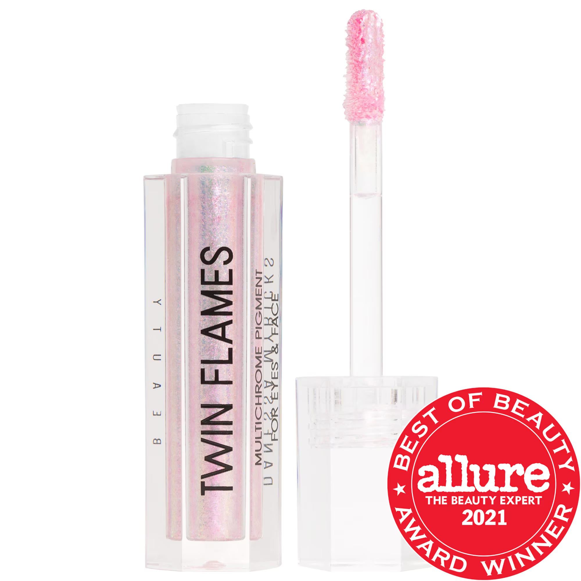 Twin Flames Liquid Eyeshadow - Dual Shade, Chrome Finish, Vegan &amp; Cruelty-Free, Long-Lasting Color - Eyes, Lips &amp; Cheeks Twin Flames Liquid Eyeshadow - Dual-Shade Chrome, Vegan Liquid eyeshadow, Dual shade eyeshadow, Chrome eyeshadow, Vegan eyeshadow, Cruelty-free eyeshadow, Long-lasting eyeshadow, Multidimensional eyeshadow, Eyeshadow lip cheek pigment, Best of Beauty eyeshadow, Paraben free eyeshadow, eyeshadow, eye makeup, lip pigment, cheek pigment, vegan makeup, cruelty-free makeup, long-lasting makeup