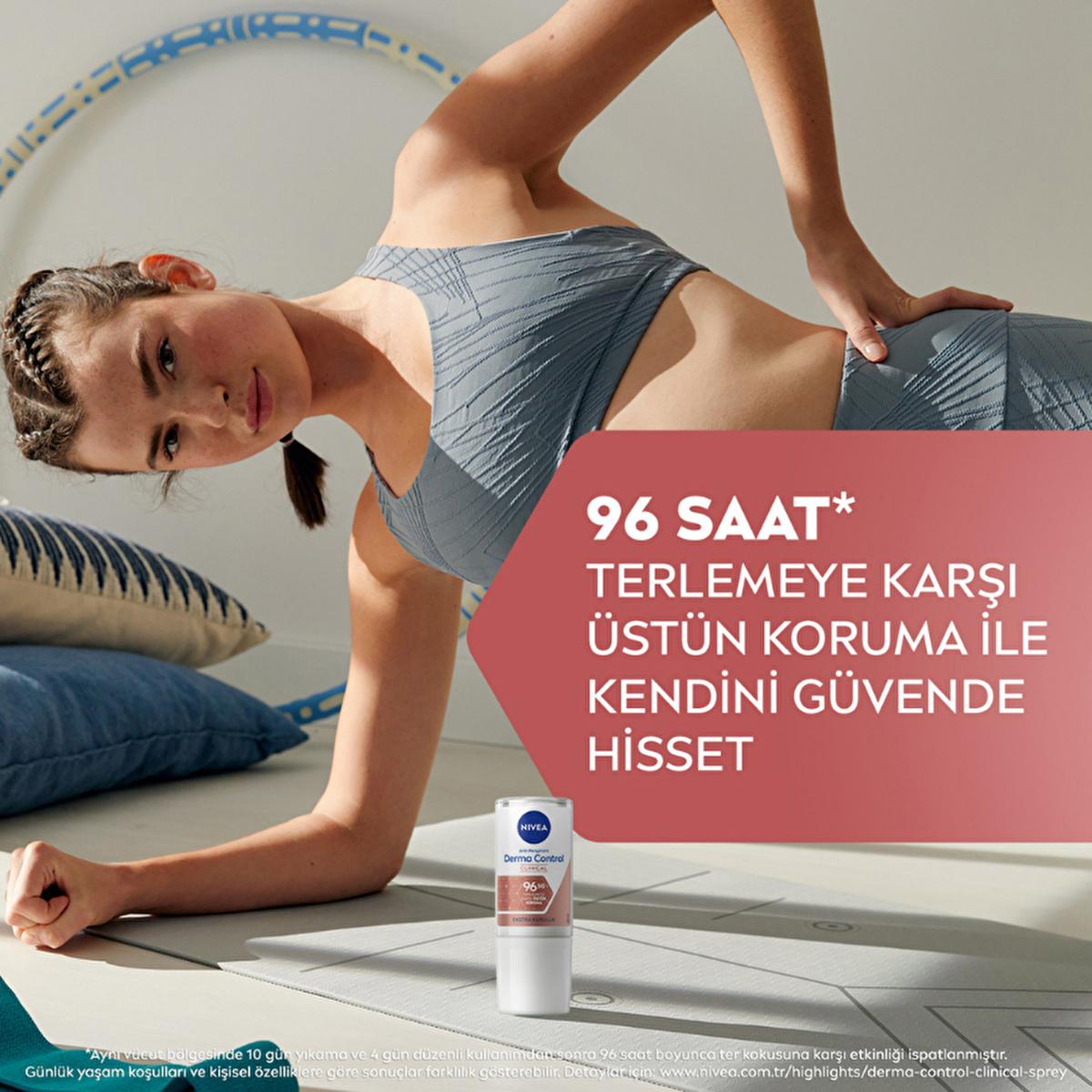 Nivea Derma Control Clinical Women's Roll-on Deodorant: 96-Hour Sweat & Odor Protection, Vitamin C, Underarm Darkening Treatment, Sensitive Skin Approved Nivea Roll-on Deodorant: 96-Hour Sweat & Odor Control roll-on deodorant, antiperspirant, long-lasting deodorant, deodorant for women, underarm darkening treatment, vitamin c deodorant, sensitive skin deodorant, Nivea deodorant, sweat protection, odor control, deodorant sweat, derma control deodorant, clinical strength deodorant, womens deodorant, all-day d