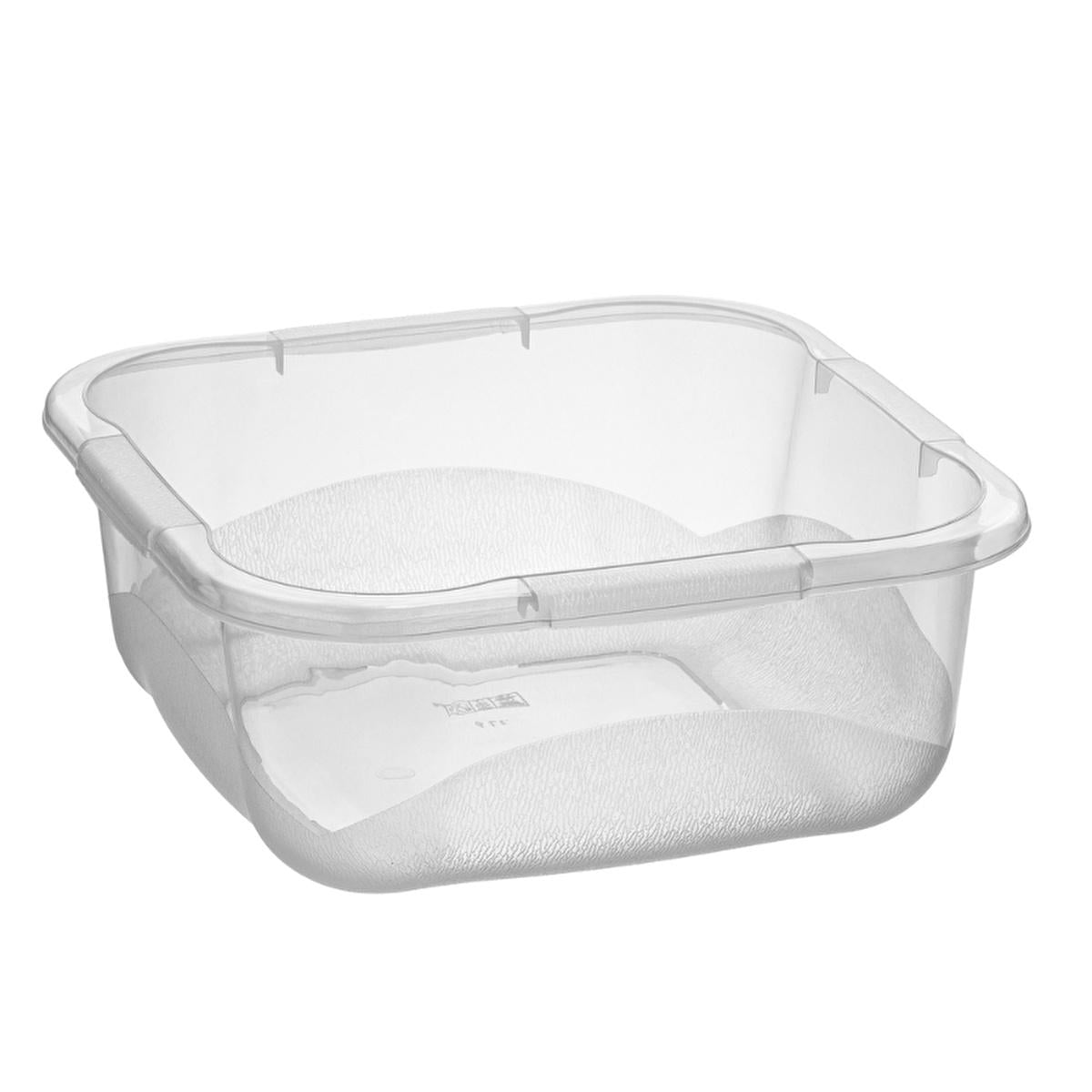 Bee Home No:2 Transparent Square Food Storage Container, 6L Capacity - Food Safe, Visible Storage Transparent 6L Food Storage Container - Bee Home No:2 food storage container, transparent storage, square food container, food safe container, 6L storage container, kitchen storage, meal prep, leftovers, ingredients, food organization, kitchen essentials