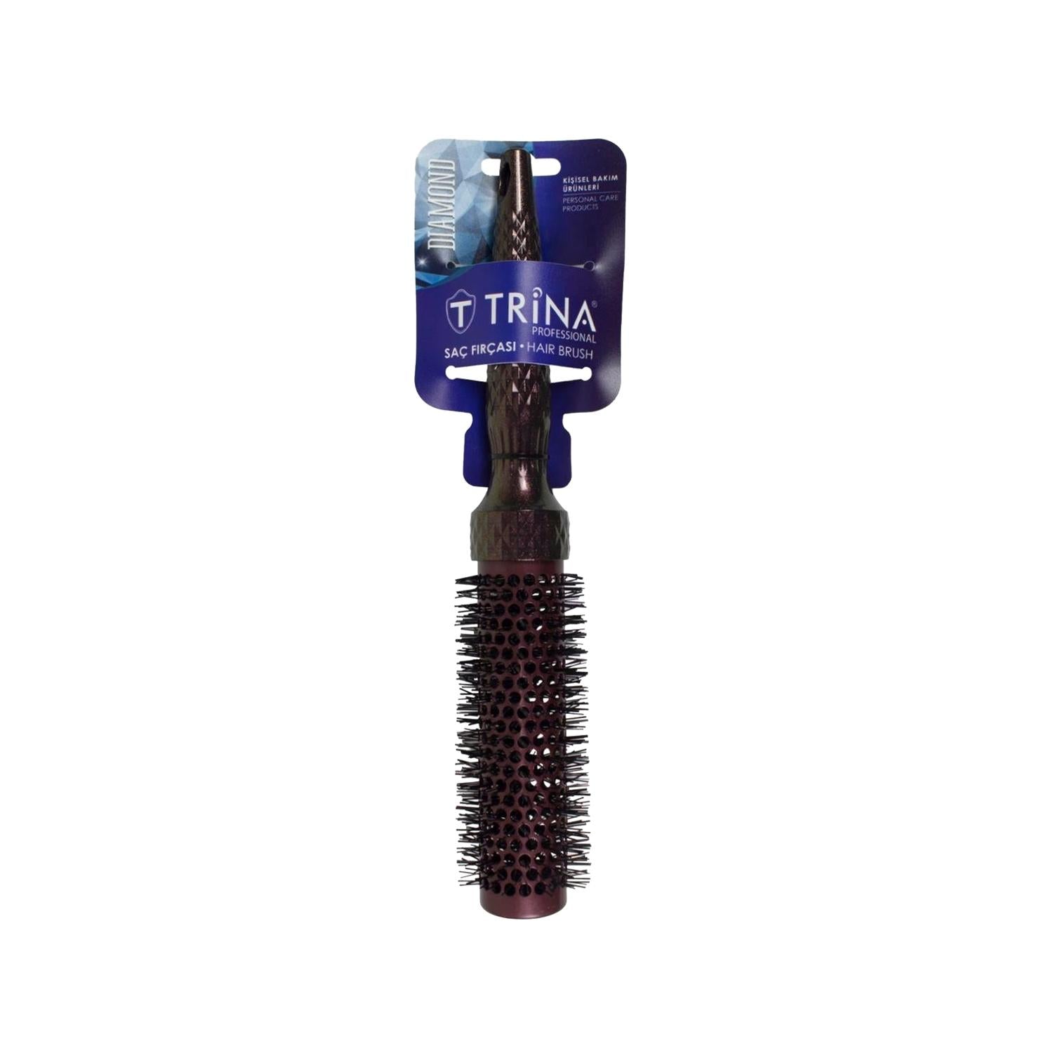 Trina Diamond Hair Brush 33 mm - Gentle Detangling & Styling Tool Trina Diamond Hair Brush 33 mm - Gentle Detangling Trina Diamond Hair Brush, 33 mm hair brush, Diamond-coated hair brush, Hair care tools, Detangling brush, Hair styling, Gentle detangling, Versatile hair brush, Durable hair brush, Hair care, Hair styling tools
