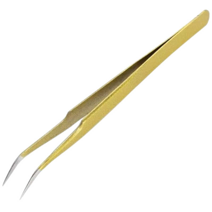 Ocean Curved Eyelash Extension Tweezers for Precision 1 Count