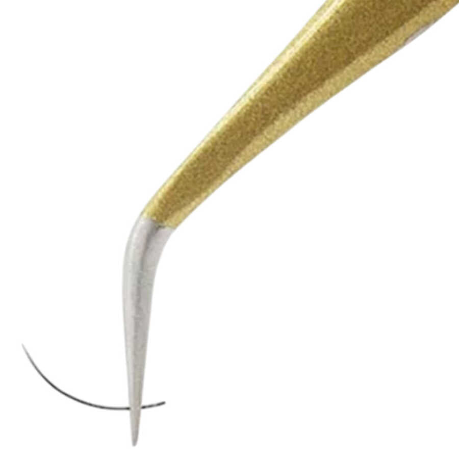 Ocean Curved Eyelash Extension Tweezers for Precision 1 Count