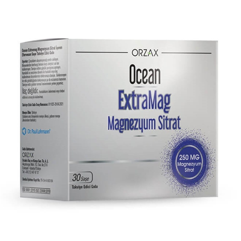 Ocean ExtraMag Magnesium Citrate 250 mg 30 Sachets
