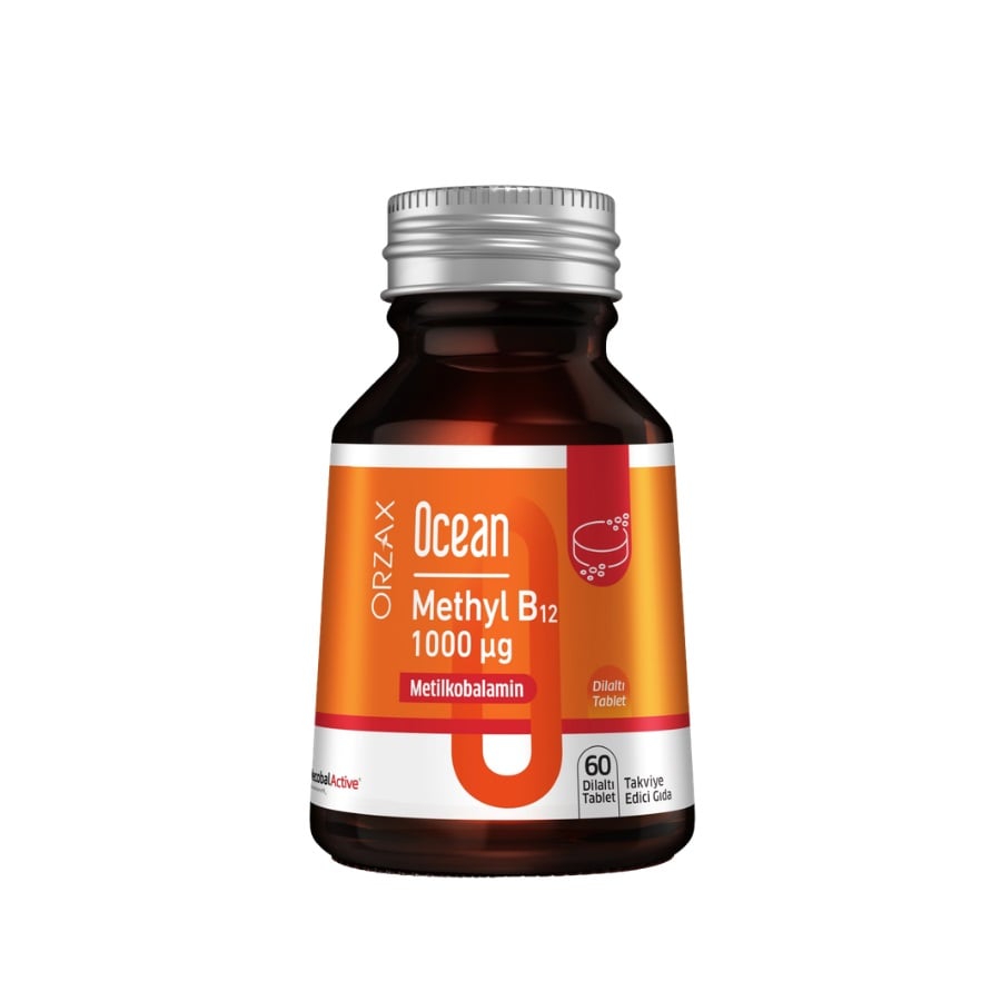 Ocean Orzax Methyl B12 Sublingual Vitamin Supplement 60 Tablets