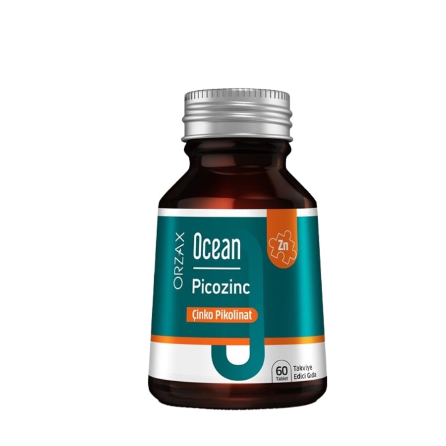 Ocean Picozinc Zinc Picolinate Dietary Supplement 60 Tablets