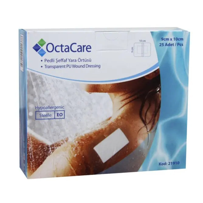 Octamed Octacare Sterile Transparent Wound Dressing 9cm x 10cm