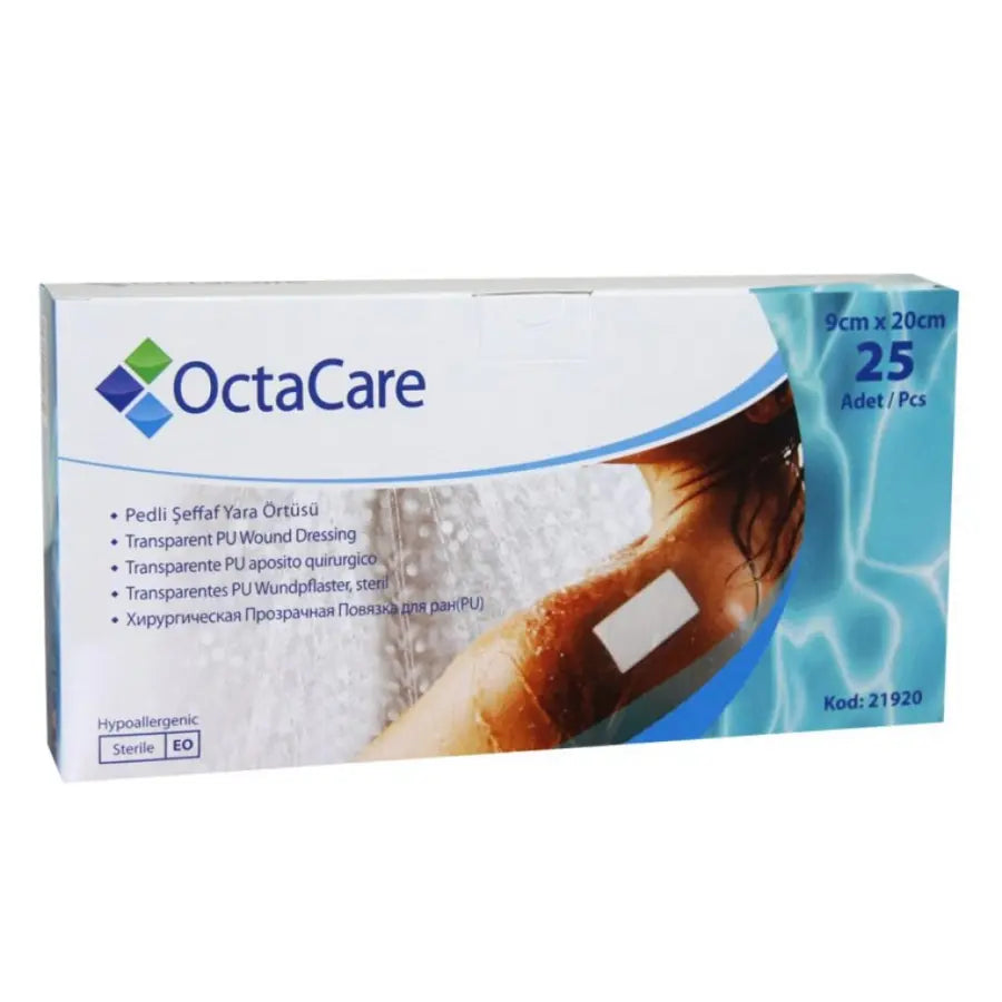 Octamed Octacare Sterile Transparent Wound Dressing 9cm x 20cm