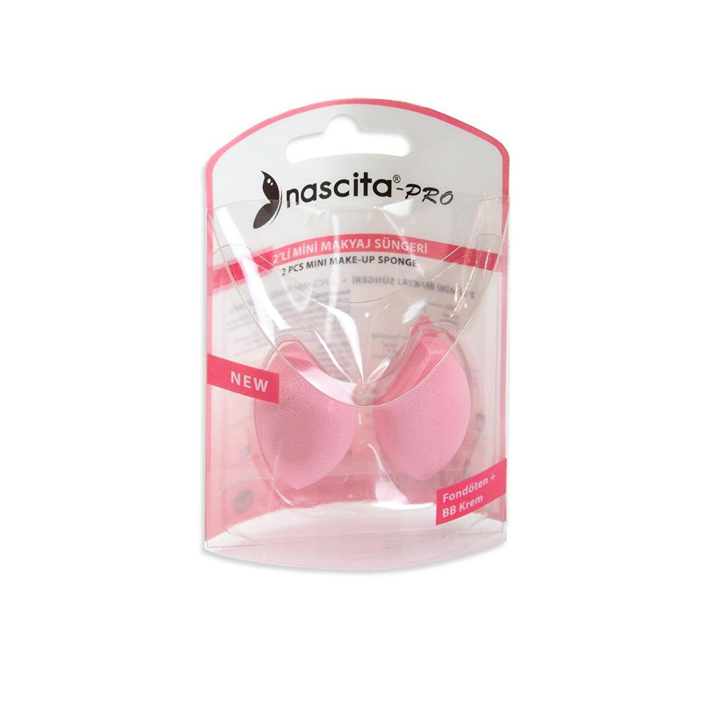 Nascita Mini Makeup Sponge - 2 Pack, Portable Foundation & BB Cream Applicator for Smooth Makeup, Travel Makeup - Foundation
