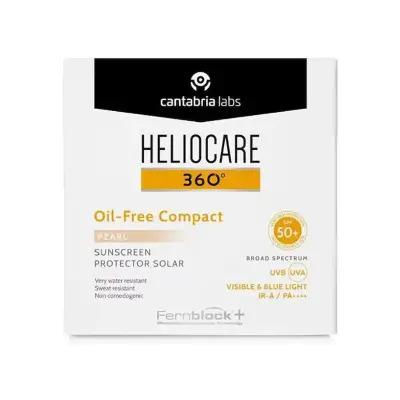 heliocare color spf 50 oil free compact in pearl, heliocare color spf 50 compact product packaging Heliocare Color SPF 50 Oil Free Compact - Pearl | 10g Heliocare Color SPF 50 Compact - Pearl heliocare, spf-50, oil-free-compact, sun-protection, makeup, combination-skin, acne-prone-skin, pearl-finish, beauty, ai-generated