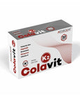 Colavit K2 Vitamin Supplement for Bone Health 30 Tablets