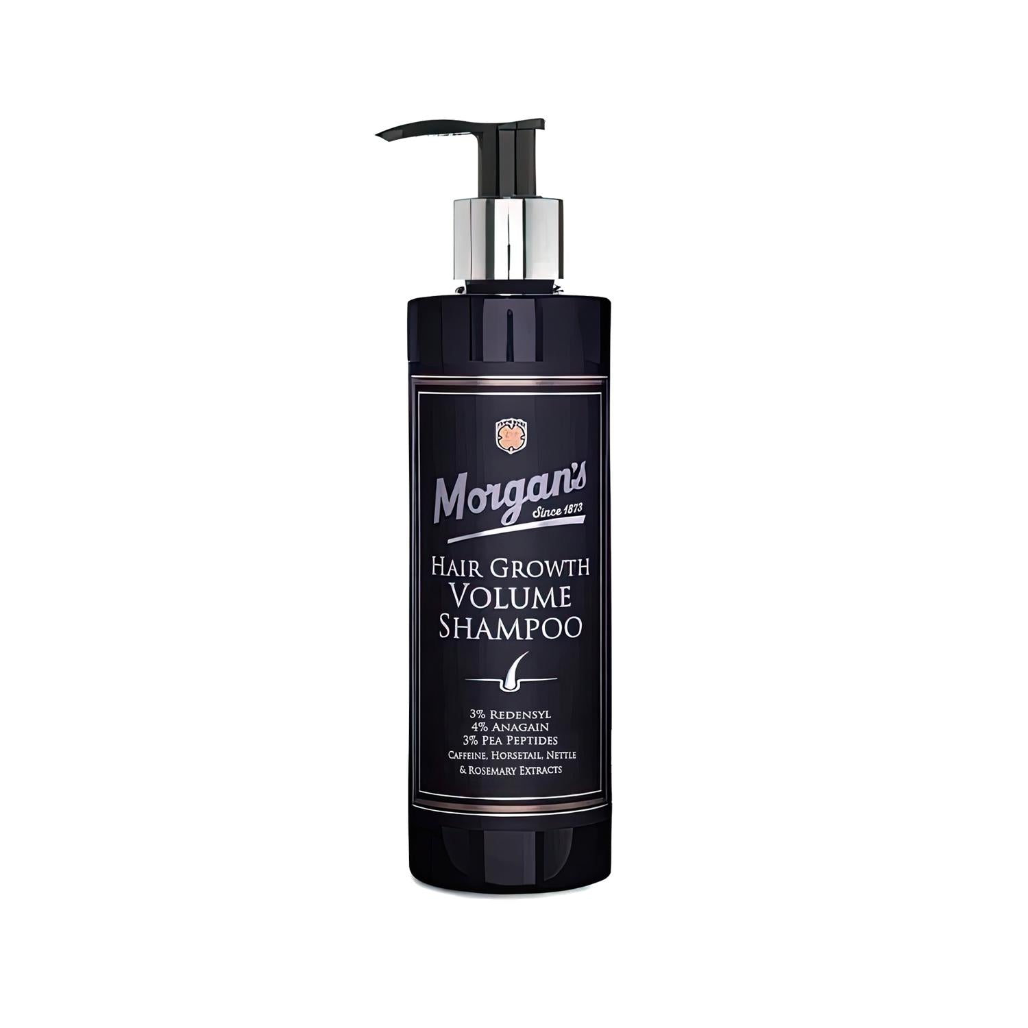 Morgan's Pomade Hair Growth Volume Shampoo 250ml - Promotes Hair Growth & Adds Volume Morgan's Pomade Hair Growth Shampoo 250ml hair growth shampoo, Morgan's Pomade shampoo, volume enhancing shampoo, 250 ml hair care product, hair loss treatment shampoo, hair care, hair growth, volume shampoo, Morgan's Pomade, hair loss solution, hair thickening shampoo