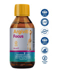 Argivit Focus: Kids Multivitamin Syrup for Enhanced Focus & Cognitive Support - L-Arginine, Phosphatidylserine, Vitamins & Minerals - Delicious Orange Flavor Argivit Focus: Kids Multivitamin for Focus & Cognitive Support multivitamin syrup, children's vitamins, focus supplement, L-Arginine supplement, phosphatidylserine supplement, vitamin and mineral supplement, liquid multivitamin, cognitive support vitamins, kids vitamins, children's multivitamin, focus for kids, memory support, immune support, vitamin C
