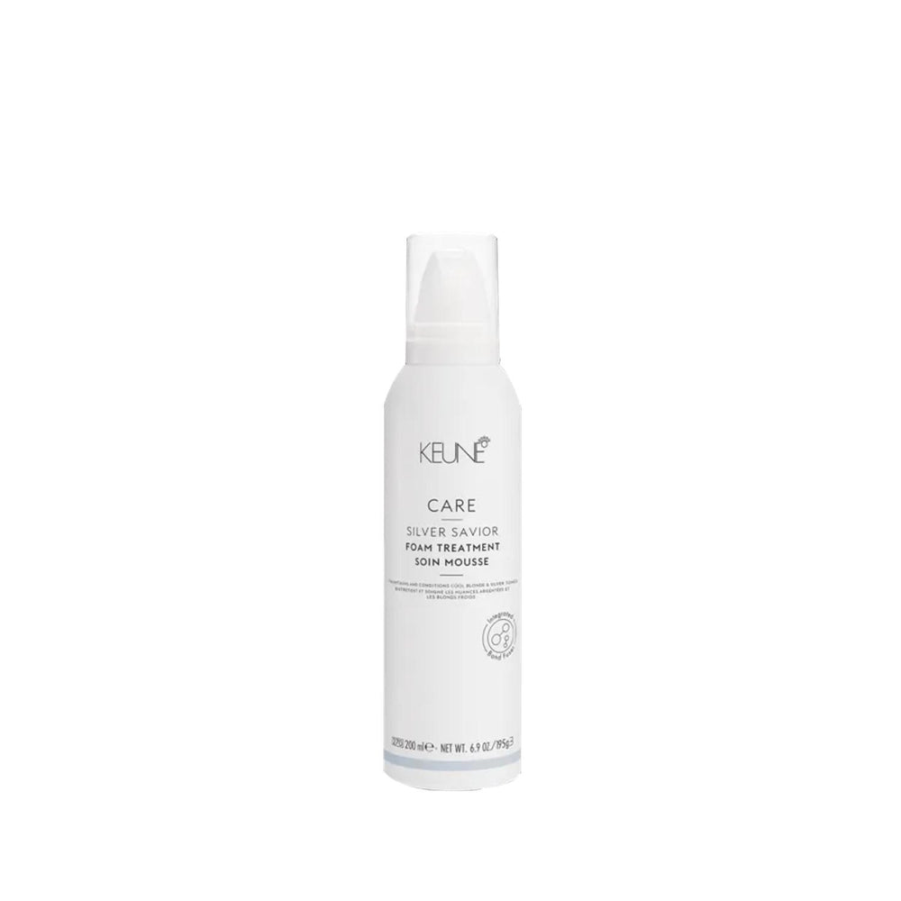 Keune Care Silver Savior Hair Care Foam 200ml - Nourishing Hair Treatment for Healthy Locks Keune Care Silver Savior Hair Foam 200ml Keune Care Silver Savior, Hair care product, Hair nourishment, 200 ml, Silver Savior hair care, hair care foam, nourishing hair treatment, healthy locks, hair care routine, long-lasting hydration