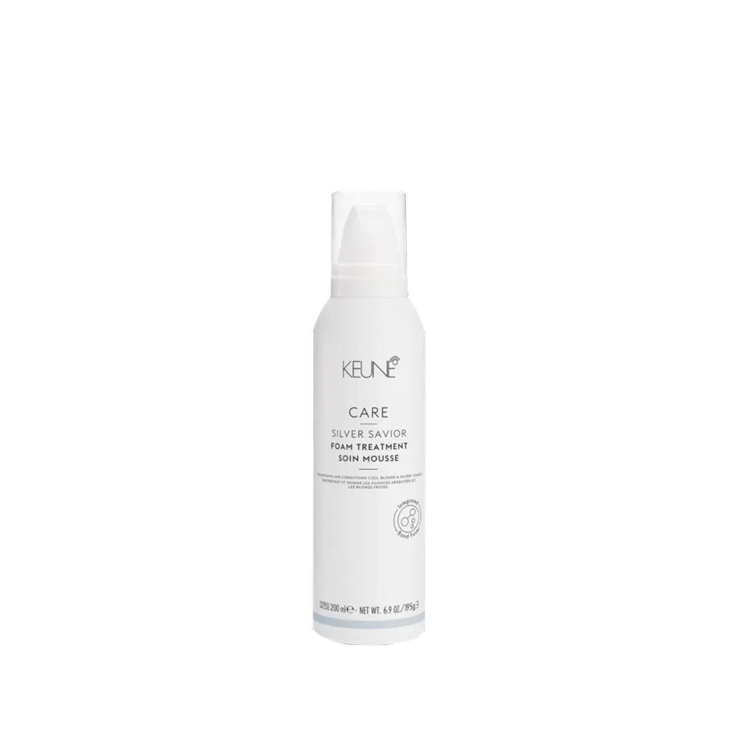 Keune Care Silver Savior Hair Care Foam 200ml - Nourishing Hair Treatment for Healthy Locks Keune Care Silver Savior Hair Foam 200ml Keune Care Silver Savior, Hair care product, Hair nourishment, 200 ml, Silver Savior hair care, hair care foam, nourishing hair treatment, healthy locks, hair care routine, long-lasting hydration