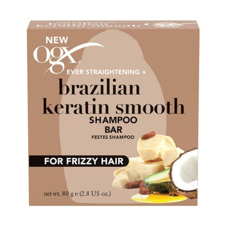 OGX Brazilian Keratin Smooth Strengthening Solid Shampoo 80g