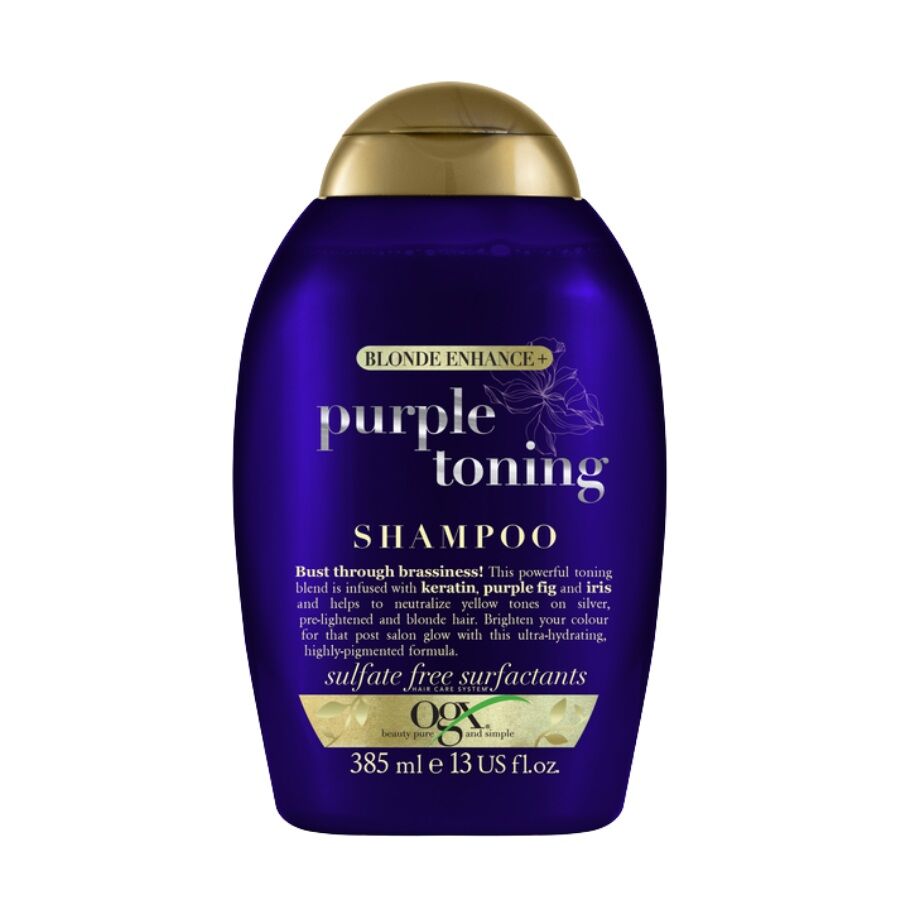 OGX Purple Toning Shampoo for Blonde Hair 385ml