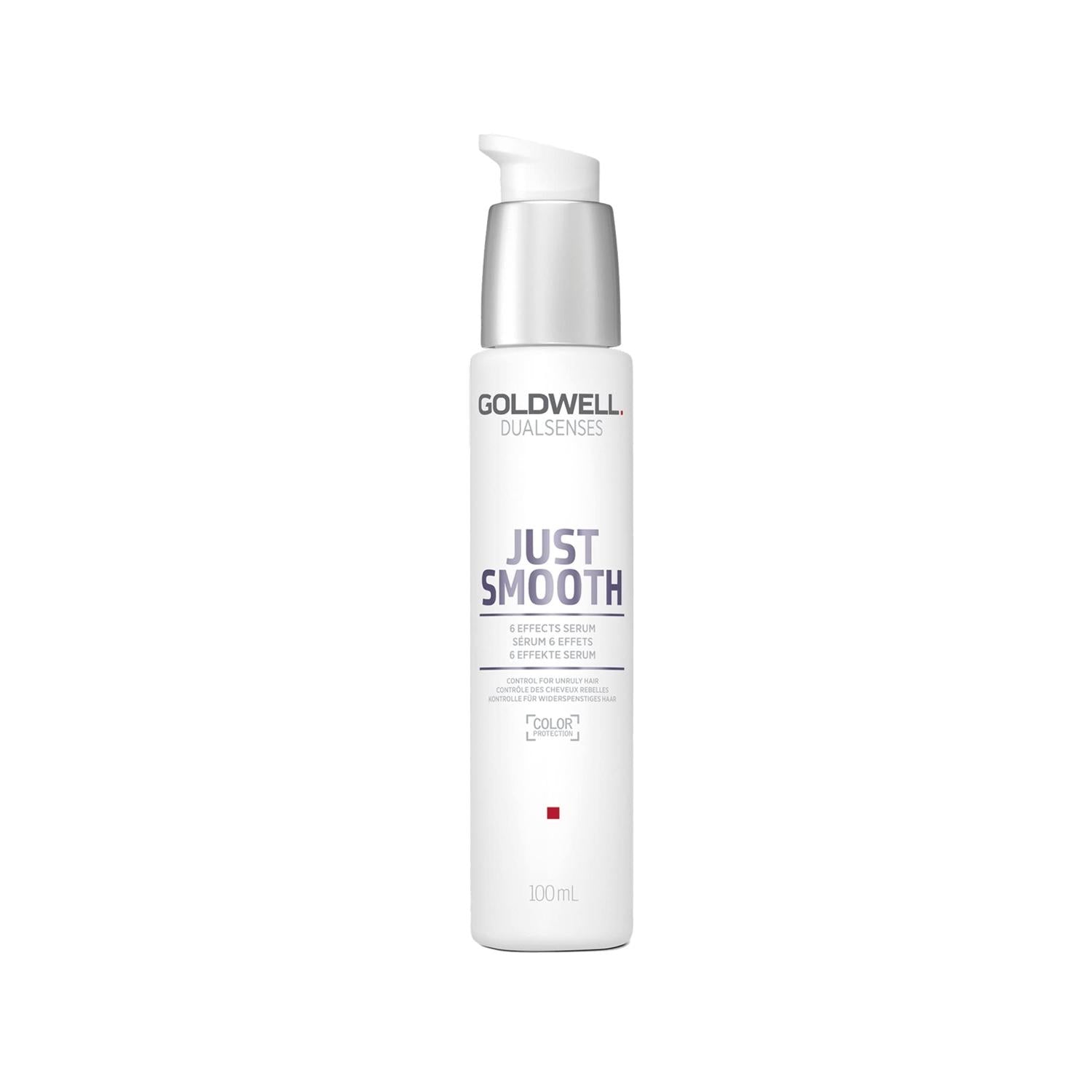 Goldwell Dualsenses Just Smooth 6 Etkili Serum 100 ml - Smoothing Hair Serum for Frizzy Hair Goldwell Just Smooth Serum - Smoothing Hair Care Goldwell Dualsenses, Just Smooth Serum, Hair Smoothing Serum, 100 ml Hair Serum, Multi-benefit Hair Care, Hair Care, Smoothing Serum, Nourishing Hair Serum, Frizzy Hair Solution, Salon Quality Hair Care, Hair Serum, Goldwell Hair Products
