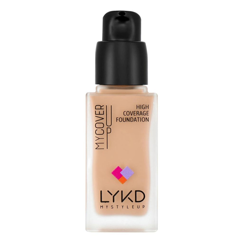 LYKD High Coverage Foundation in 165 Bare Almond 30ml
