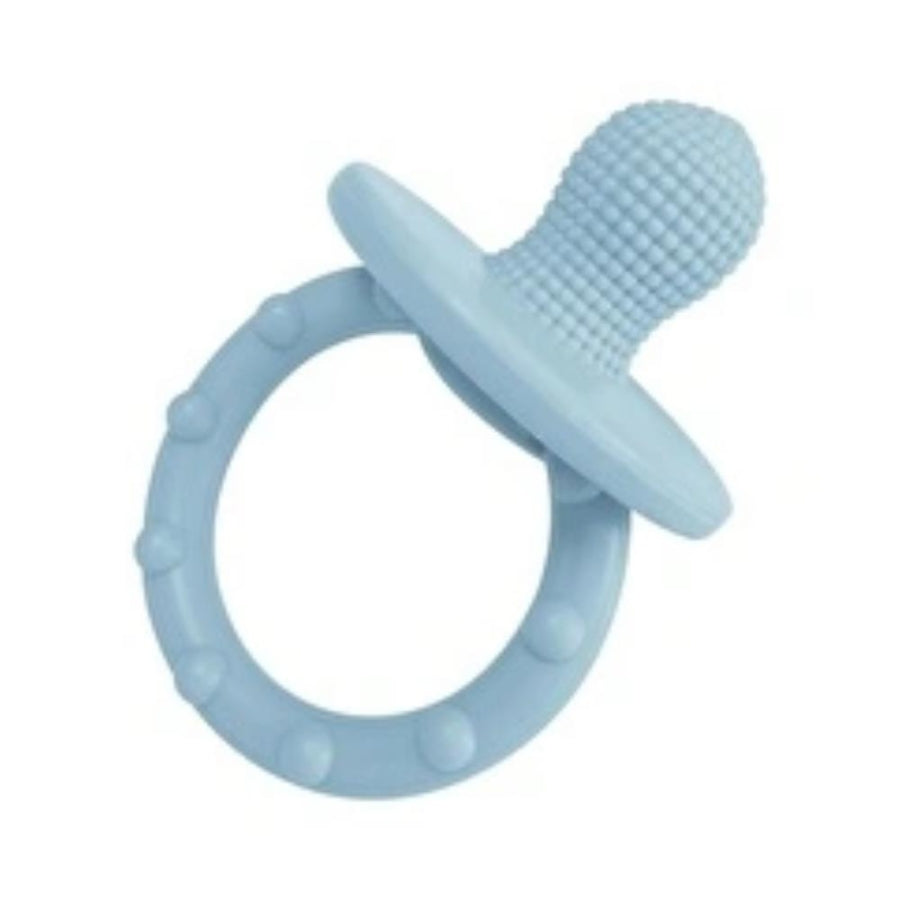 Oioi Gumy Silicone Teether for Soothing Gums Mineral Blue