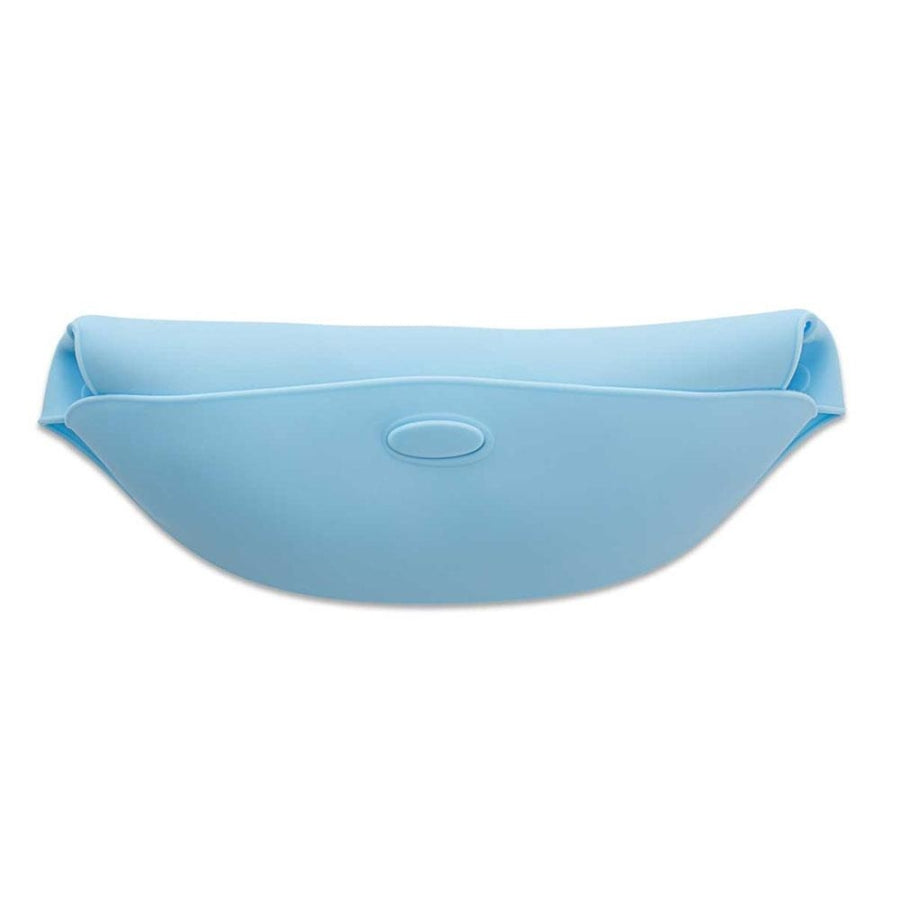 Oioi Silicone Baby Bib with Back Straps Blue 6 Months+