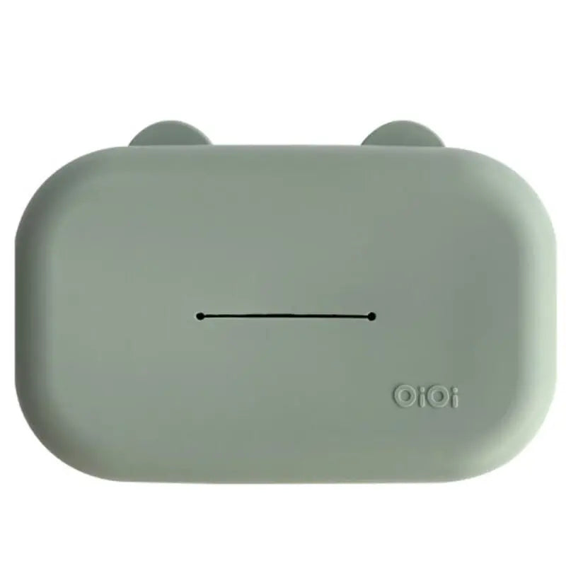 OiOi Silicone Wipe Cover in River Green for Easy Dispensing