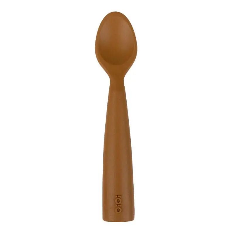OiOi Nam Nam Silicone Baby Spoon Soft Woody Brown 1pc