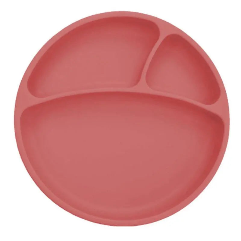 OiOi Silicone Portion Plate Suction Base Velvet Rose 19cm
