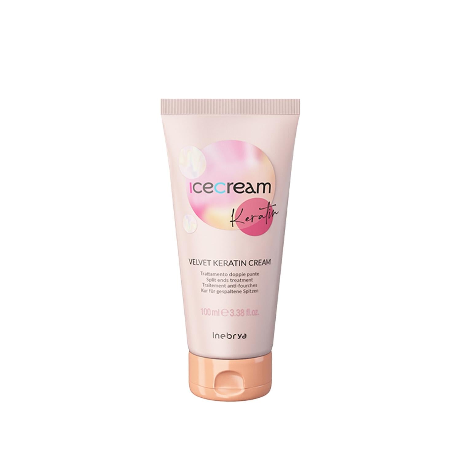 Inebrya Hair Care Cream - Velvet Keratin Treatment for Nourished Hair Inebrya Keratin Hair Cream - Nourish & Repair Hair care cream, Keratin hair treatment, Nourishing hair cream, Ice Cream hair care, Velvet hair cream, Hair nourishment, Hair repair, Luxurious hair care, Keratin hair care, Hair care products
