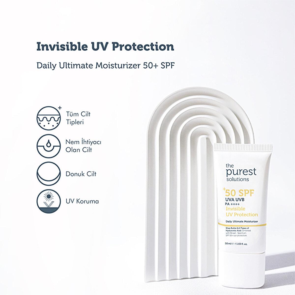 The Purest Solutions UV Protective Moisturizer SPF 50+ - Non-Greasy, Hydrating Sunscreen for Daily Use with Hyaluronic Acid & Shea Butter SPF 50+ Moisturizer - The Purest Solutions UV Protection SPF 50+ sunscreen, UV protective moisturizer, Hyaluronic Acid skincare, Anti-aging sun care, Non-greasy sunscreen for daily use, Hydrating sunscreen, Shea Butter skincare, Centella Asiatica Extract benefits, Daily moisturizer with SPF, Broad-spectrum sun protection, Sensitive skin sunscreen, Dry skin moisturizer, An