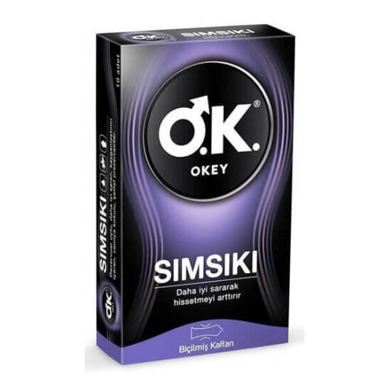 Okey Tight Fit Condoms for Secure Comfort 10-Pack