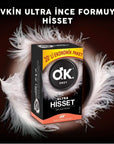 Okey Ultra Hisset Ultra Thin Condoms for Natural Feel 20-Pack