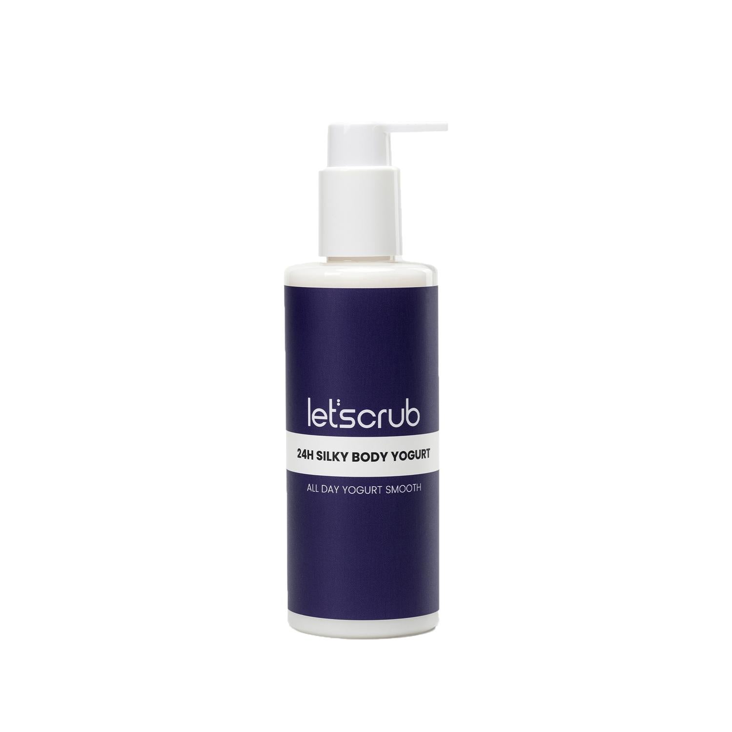 Let'scrub 24H Silky Body Firming Yogurt - Anti-Cellulite, Smooth Skin, 8.45 fl oz Let'scrub 24H Silky Body Firming Yogurt - Smooth Skin body firming yogurt, anti-cellulite body care, Let'scrub body yogurt, silky skin treatment, cellulite reduction cream, smooth skin, firming body care, skin texture improvement, body care products, cosmetics, skin firming, cellulite reduction, skin smoothing