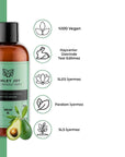 Ashley Joy Anti-Frizz Shampoo: Tame Frizzy Hair with Avocado Oil Moisture | Smoothing, Hydrating Formula (400ml / 13.53 fl oz) Ashley Joy Anti-Frizz Shampoo - Smooth & Hydrate Frizzy Hair Anti-frizz shampoo, Frizzy hair shampoo, Smoothing shampoo, Avocado oil shampoo, Moisturizing shampoo for frizzy hair, Hair smoothing shampoo, Shampoo for unruly hair, Ashley Joy shampoo, Best anti-frizz shampoo, Shampoo for dry frizzy hair, anti frizz, frizzy hair, smoothing, avocado oil, moisturizing, dry hair, unruly ha