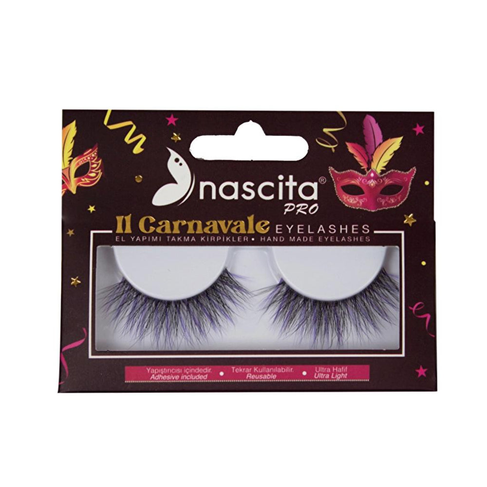 Nascita Carnavale Purple False Eyelashes 1 Pair
