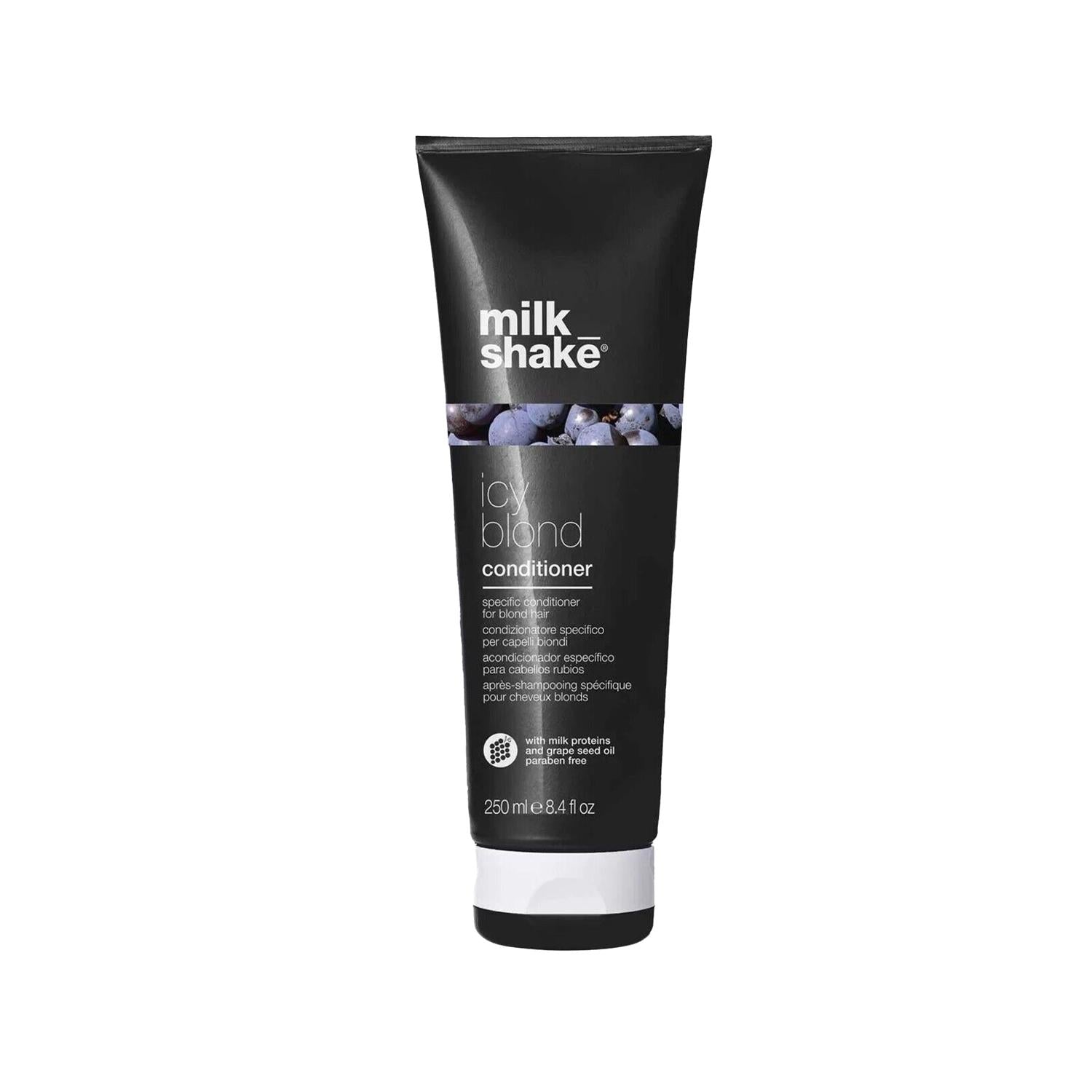 milk_shake Icy Blond Hair Cream for Blonde Hair - 300ml Nourishing Treatment milk_shake Icy Blond Hair Cream - 300ml hair cream, blonde hair care, milk_shake Icy Blond, hair nourishment product, 300 ml hair care, hair care, blonde hair, nourishing hair cream, color preservation, hair health
