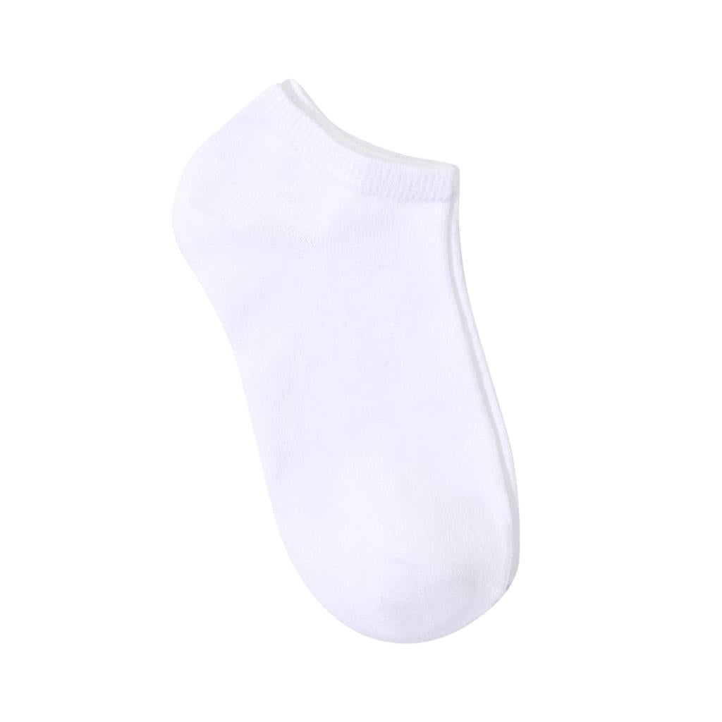 Eklips White Sneaker Socks Comfortable Low-Cut 5-Pack