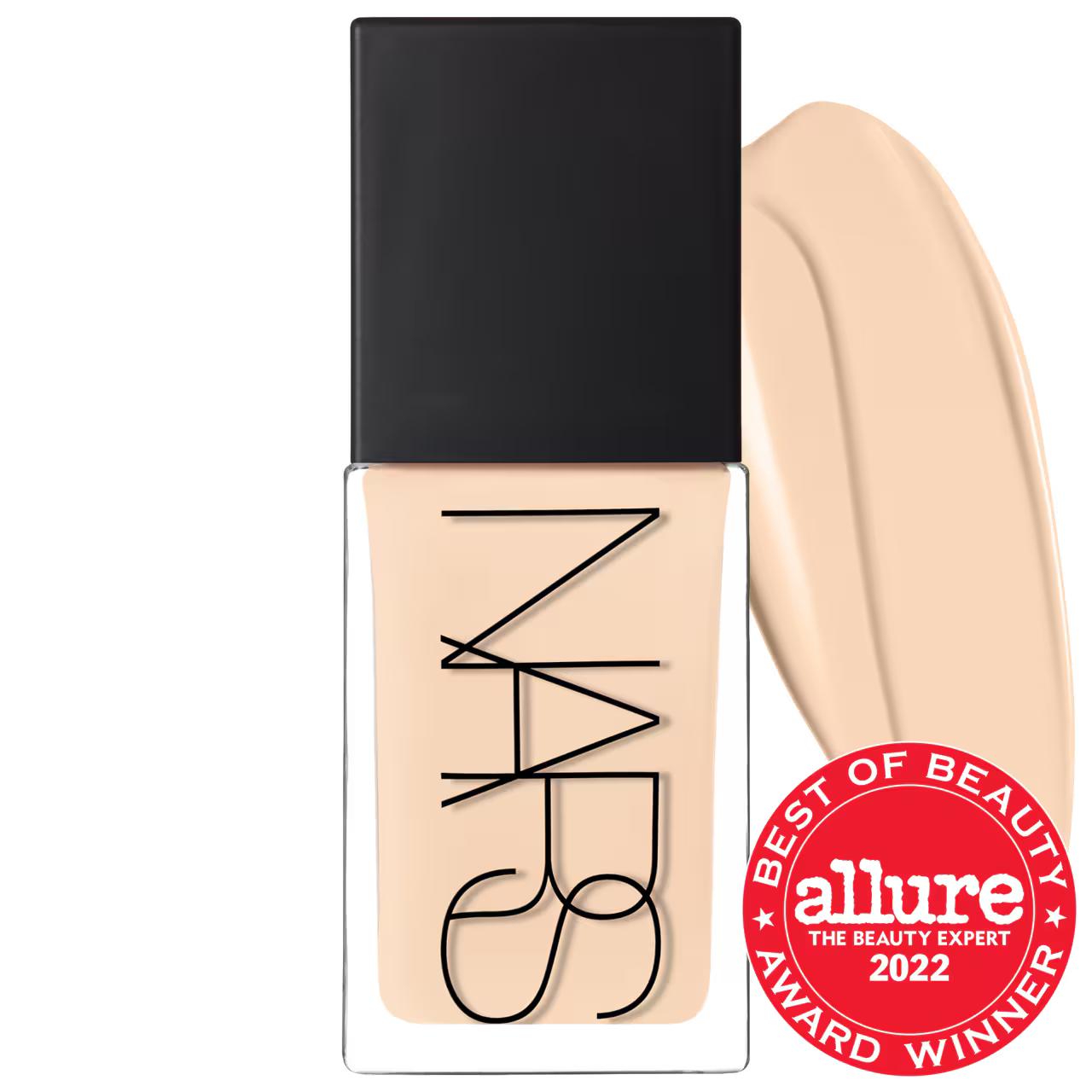 NARS Light Reflecting Advanced Skincare Hybrid Foundation: Medium Coverage, Natural Finish, Improve Skin Clarity - Vegan &amp; Blemish Concealing NARS Light Reflecting Foundation: Medium Coverage &amp; Skin Clarity light reflecting foundation, skincare hybrid foundation, medium coverage foundation, natural finish foundation, foundation for sensitive skin, blemish concealing foundation, redness reducing foundation, skin clarity foundation, allure best of beauty foundation, vegan foundation, foundation, makeup, face 