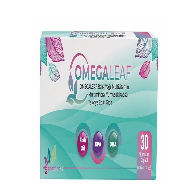 Pharmaleaf Omegaleaf Omega 3 & Multivitamin Support 30 Capsules