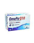 Omepa Q10 Omega 3 Ubiquinol: Premium Fish Oil Capsules - EPA DHA & Coenzyme Q10 - IFOS Certified