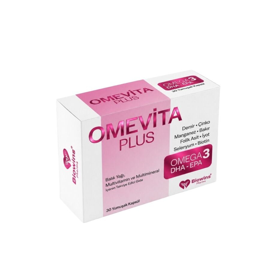 Biowins Pharma Omevitaplus Multivitamin & Omega-3 Support 30 Capsules