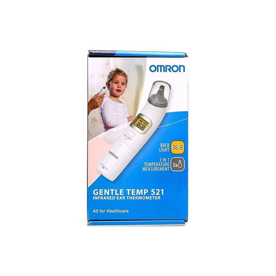 Omron Gentle Temp 521 Ear Thermometer with Backlight