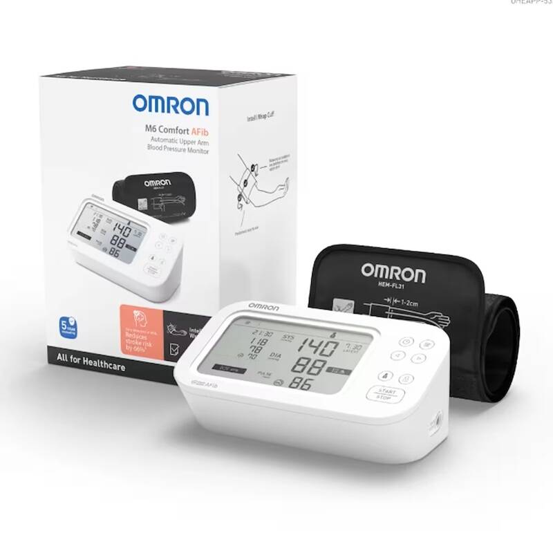 Omron M6 Comfort Digital Blood Pressure Monitor with Intelli Wrap