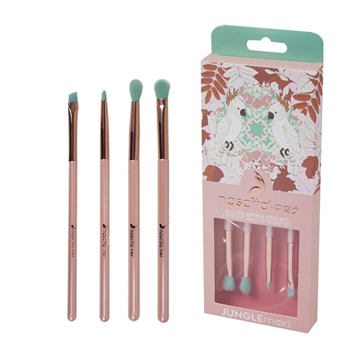 Nascita Pro Makeup Brush Set - 4 Piece Professional Makeup Tools with Synthetic Bristles Nascita Pro Makeup Brush Set - Professional Grade Makeup Brush Set, Nascita Pro, Professional Makeup Tools, Synthetic Bristles, Makeup Brushes for Daily Use, Beauty Essentials, Makeup Gifts, Professional Makeup, Beauty Tools, Cosmetic Brushes, Makeup Application, Beauty Products
